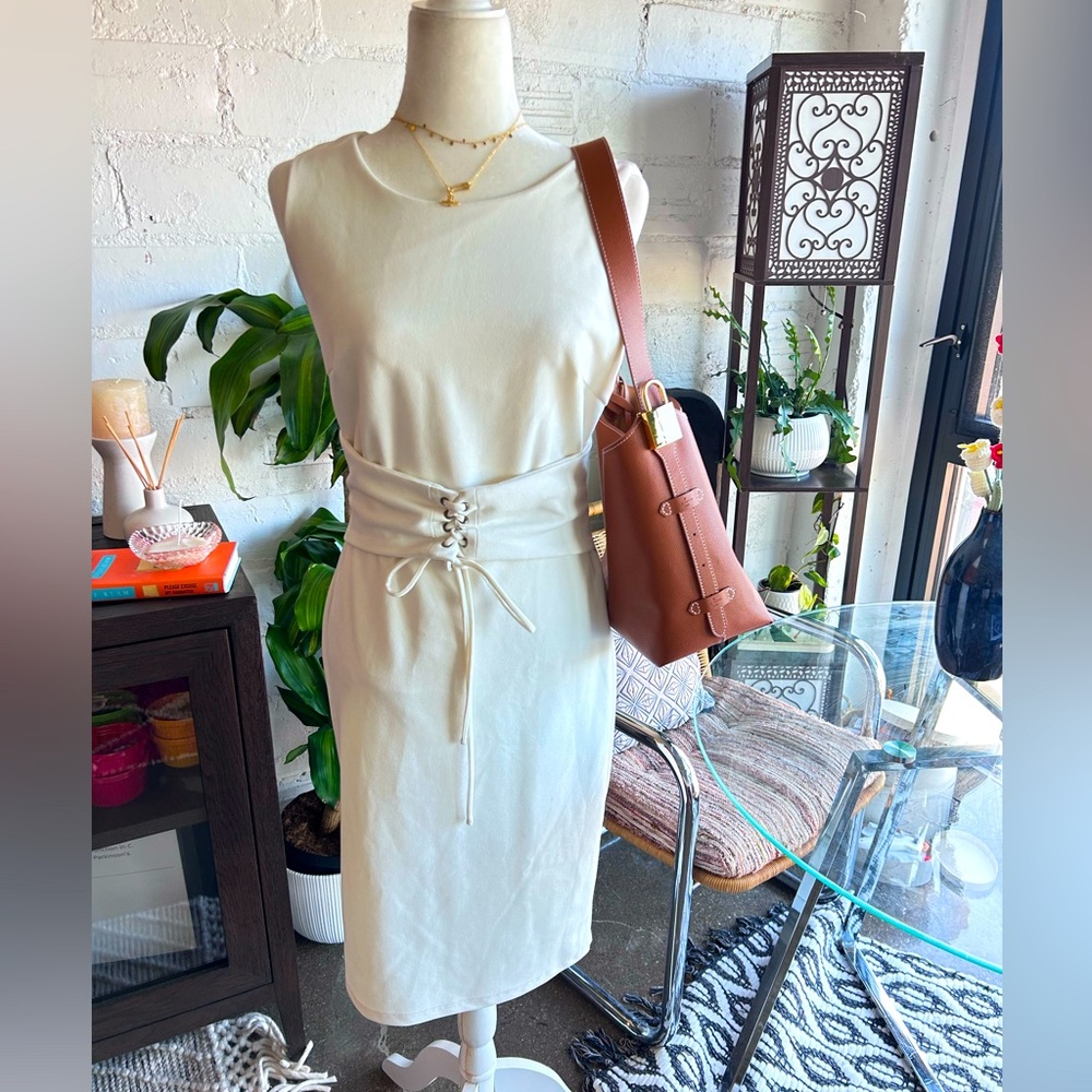 Lulus White Corset Dress